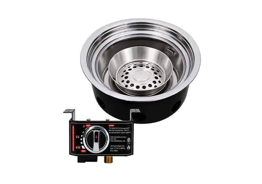 hileemarketing Commercial Gas Grill for Restaurants - Efficient Char-Grill & Hot Pot System - Korean BBQ Equipment los angeles