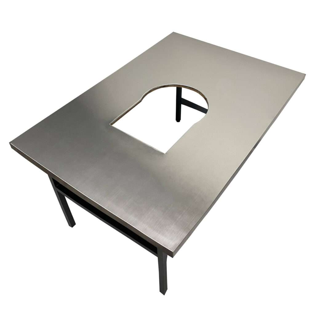 hilee marketing steel table customize
