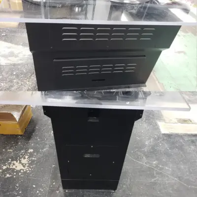 hilee marketing exhaust above ventilation grilles and control panel for commercial kitchen hood system