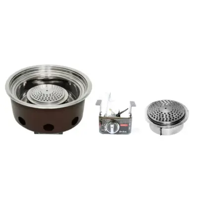 saycook korean bbq grill assembly components and parts for restaurant table installation